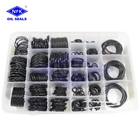 Standard Black Fixed Eye Rubber Seal Ring Box Metric Daewoo High Pressure O Ring Kits