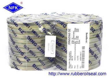 DINGZING Dust Seal cao su ME-1N 100 × 114 × 8 TPU / 8L95 + SPCC Beige 95A Dust Seal hạng nặng