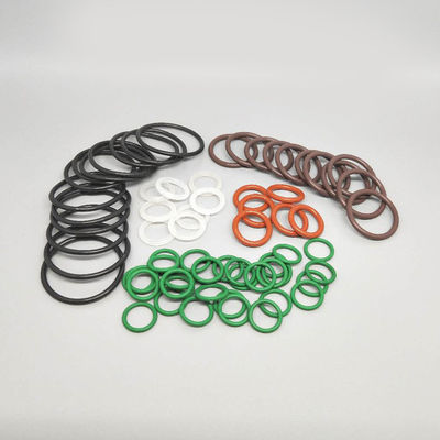 China Nfk Nbr Fkm Ptfe Excavator Marine O-Rings Custom Black Big High Temperature Clear Silicone Rubber O-ring