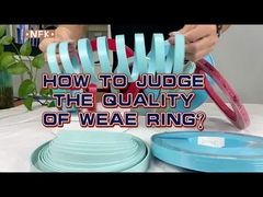 Vật liệu PTFE Vòng mòn thủy lực Độ đàn hồi cao Kháng mòn cho cơ khí